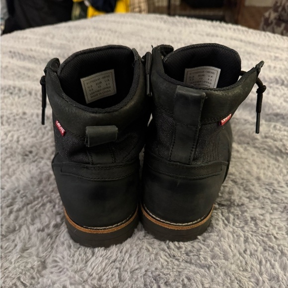LEVIS Men\'s Dawson Black Lace-Up Boots Size 9.5 main image 9